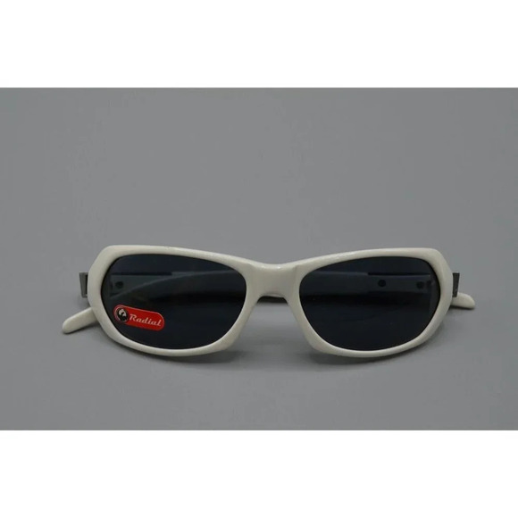 Dragon Radial Sunglasses YOUTH Kids Sport Casual Unisex White w/ Gray Lenses - Picture 2 of 9